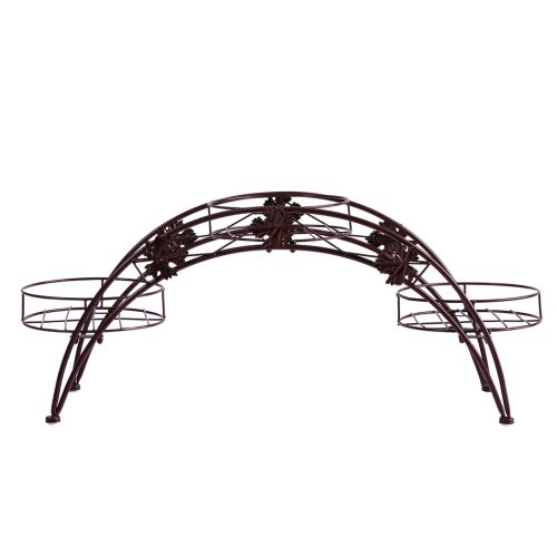 Plant Stand Outdoor Indoor Metal Flower Pots Rack Corner Planter Shelf