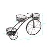 Plant Stand Outdoor Indoor Metal Flower Pots Rack Corner Planter Shelf
