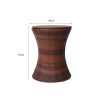 Cooler Ice Bucket Table Bar Outdoor Setting Furniture Patio Pool Storage Box – Black and Brown