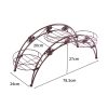 Plant Stand Outdoor Indoor Metal Flower Pots Rack Corner Planter Shelf