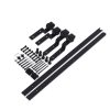 Sliding Barn Door Hardware Track Double Overlap Classic Kits – 2.44 M