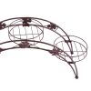 Plant Stand Outdoor Indoor Metal Flower Pots Rack Corner Planter Shelf