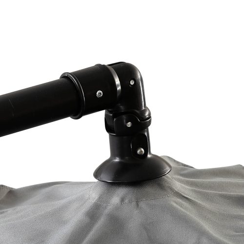 3M Outdoor Umbrella Cantilever Cover Garden Patio Beach Umbrellas Crank – Grey