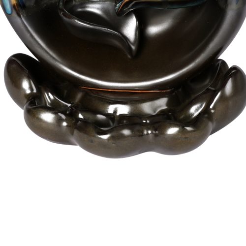 Mountain Waterfall Smoke Backflow Ceramic Incense Burner Cones Holder + Cones – 198 Cones