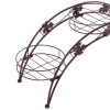 Plant Stand Outdoor Indoor Metal Flower Pots Rack Corner Planter Shelf