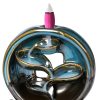 Mountain Waterfall Smoke Backflow Ceramic Incense Burner Cones Holder + Cones – 198 Cones