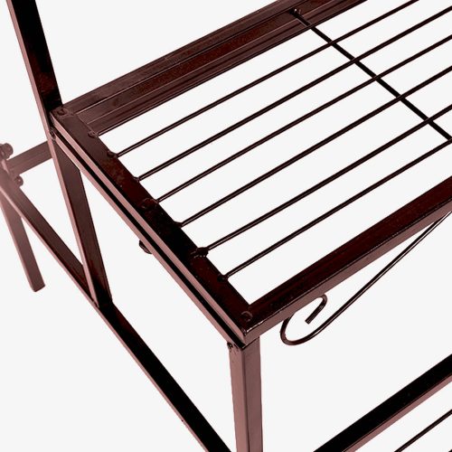 Plant Stand 3 Tier Rectangle Metal Flower Pot Planter Corner Shelf