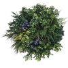 UV Lavender Fields 60cm Green Wall Disc – Black