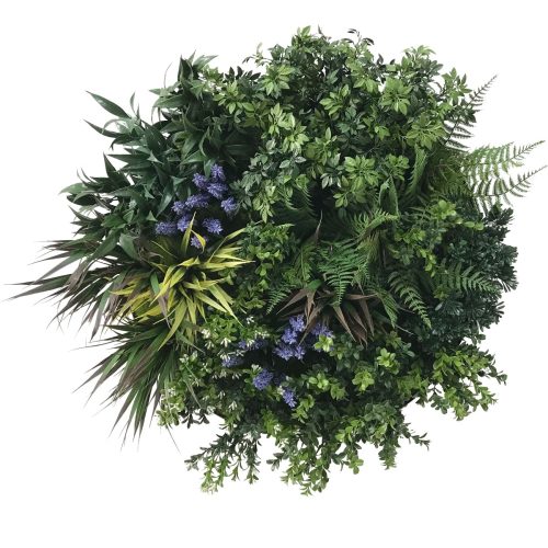 UV Lavender Fields 60cm Green Wall Disc – Black