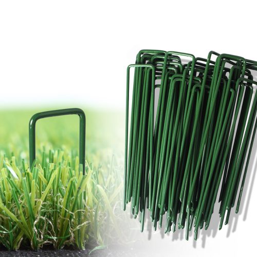 Synthetic Artificial Grass Turf Pins U Fastening Lawn Tent Pegs Weed Mat – 200