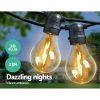 Jingle Jollys LED Festoon String Lights Bulbs Kits Wedding Party Christmas – 23 m