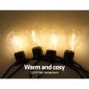 Jingle Jollys LED Festoon String Lights Bulbs Kits Wedding Party Christmas – 41 m