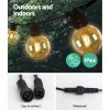 Jingle Jollys LED Festoon String Lights Bulbs Kits Wedding Party Christmas G80 – 23 m