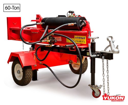 Yukon Diesel Log Splitter Wood Cutter 60Ton