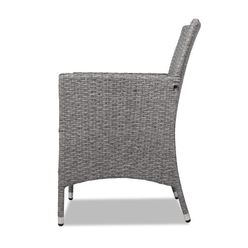 3 Piece Wicker Outdoor Furniture Set – Grey