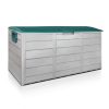 290L Outdoor Storage Box – Green and Grey