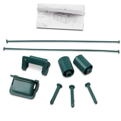 290L Outdoor Storage Box – Green and Grey