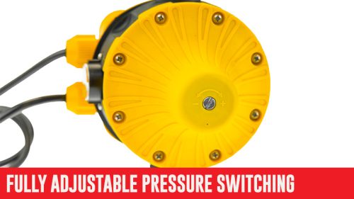 Automatic Water Pump Pressure Controller Switch – Yellow