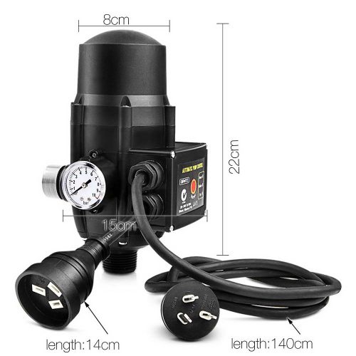 Adjustable Automatic Electronic Water Pump Controller – Black