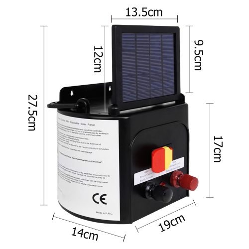 Solar Electric Fence Charger Energiser – 3 Km Coverage