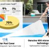 400 micron Solar Swimming Pool Cover Silver/Blue – 10.5 x 4.2 M
