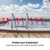 400 micron Solar Swimming Pool Cover Silver/Blue – 10.5 x 4.2 M