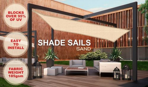 Wallaroo Rectangular Shade Sail – 3 x 4 M