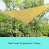 Wallaroo Triangle Shade Sail – Sand – 7 x 7 x 7 M