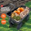 Garden Dump Cart Dumper Wagon Carrier Wheel Barrow – 75 L