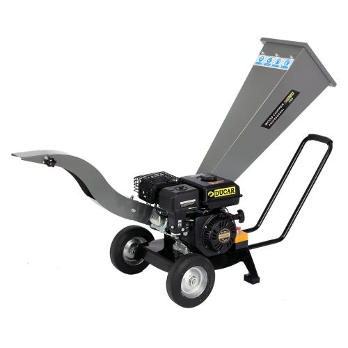 7HP Wood Chipper Shredder Mulcher Grinder Petrol – Silver