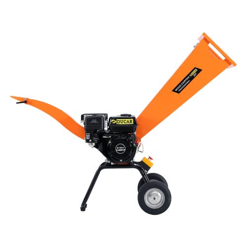 7HP Wood Chipper Shredder Mulcher Grinder Petrol – Orange