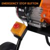 7HP Wood Chipper Shredder Mulcher Grinder Petrol – Orange