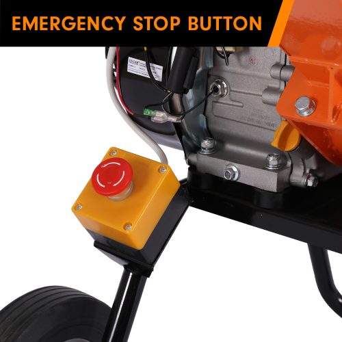 7HP Wood Chipper Shredder Mulcher Grinder Petrol – Orange