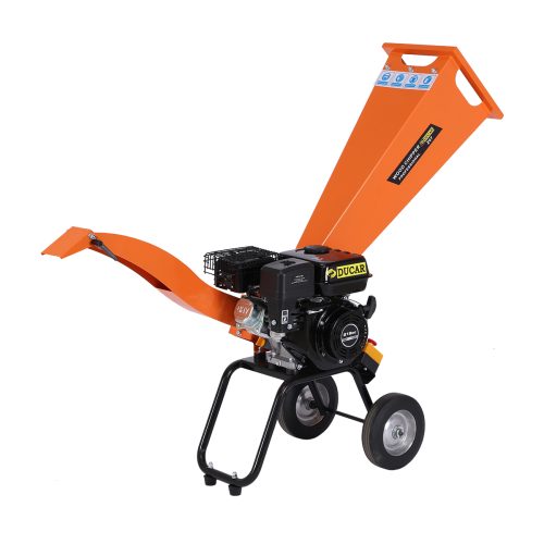 7HP Wood Chipper Shredder Mulcher Grinder Petrol – Orange