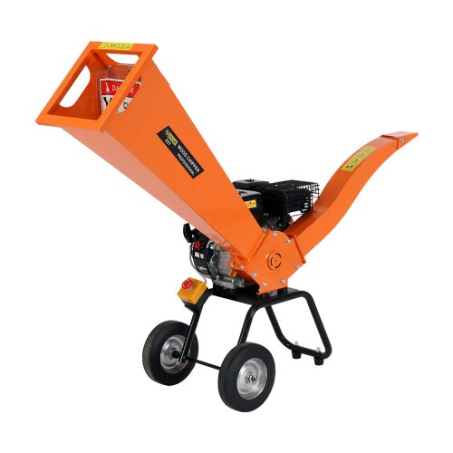 7HP Wood Chipper Shredder Mulcher Grinder Petrol – Orange