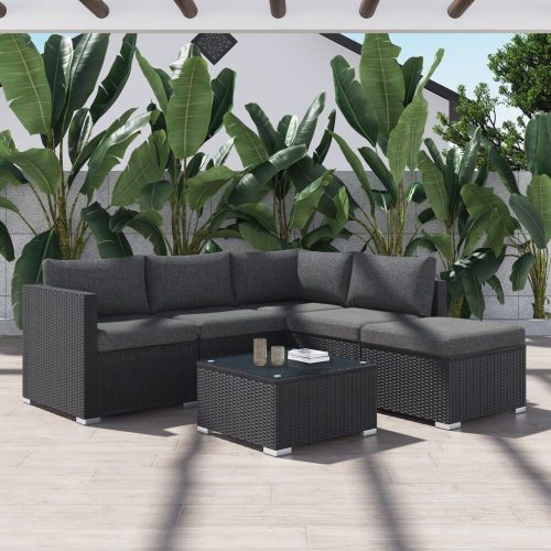 Ottoman-Style Outdoor Lounge Set