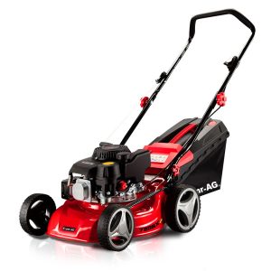 Lawn Mower 139CC 17 Petrol Push Lawnmower 4-Stroke Engine Catch.