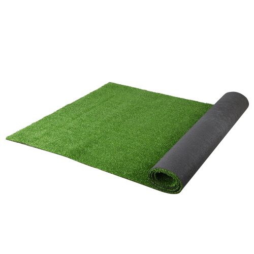 Artificial Grass Synthetic Fake Turf Plants Plastic Lawn Olive