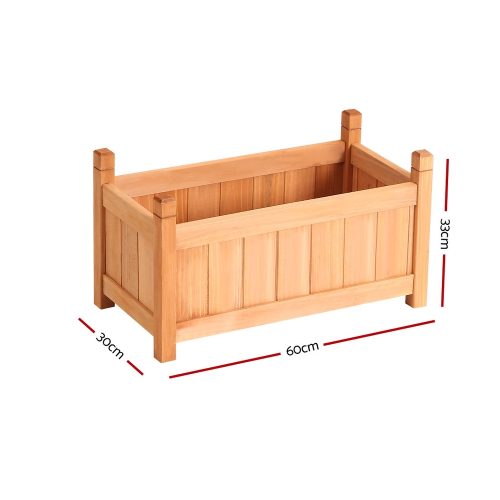 Garden Bed Raised Wooden Planter Box Vegetables