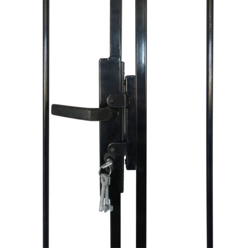 Double Door Fence Gate with Spear Top 300 x 225 cm