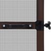 Hinged Insect Screen for Doors – 100×215 cm, Brown