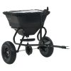 Tow Behind Salt Spreader PVC and Steel 125x74x79 cm 45 L