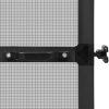 Hinged Insect Screen for Doors – 100×215 cm, Anthracite