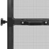 Hinged Insect Screen for Doors – 100×215 cm, Anthracite
