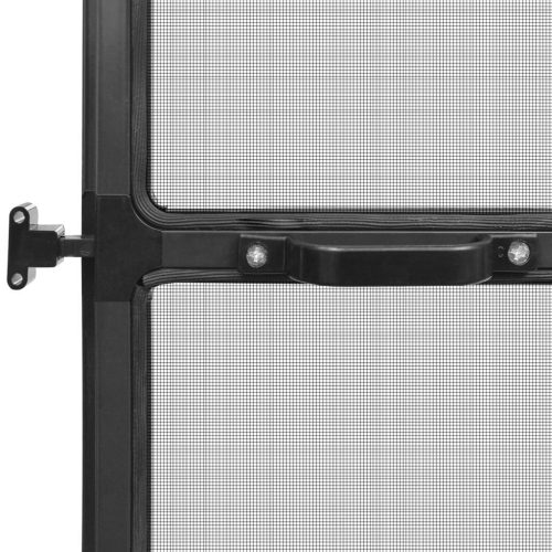 Hinged Insect Screen for Doors – 100×215 cm, Anthracite