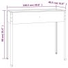 Garden Planter Anthracite 100.5×40.5×90 cm Galvanised Steel