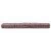Pallet Floor Cushion Cotton – 120x40x7 cm and 120x80x10 cm, Taupe