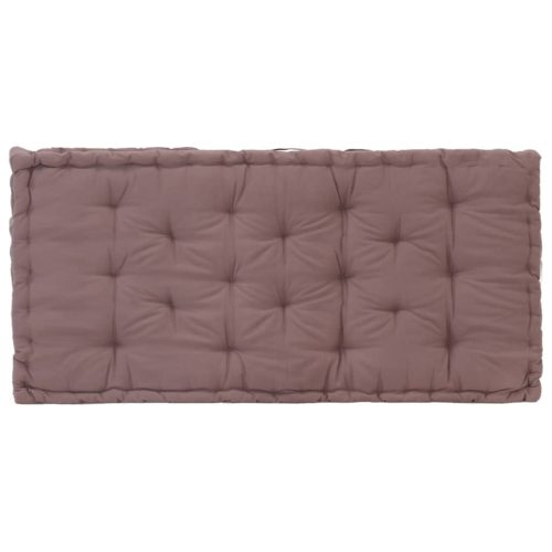 Pallet Floor Cushion Cotton – 120x40x7 cm and 120x80x10 cm, Taupe