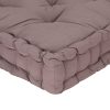 Pallet Floor Cushion Cotton – 120x40x7 cm and 120x80x10 cm, Taupe