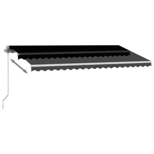 Freestanding Manual Retractable Awning – 400×300 cm, Anthracite